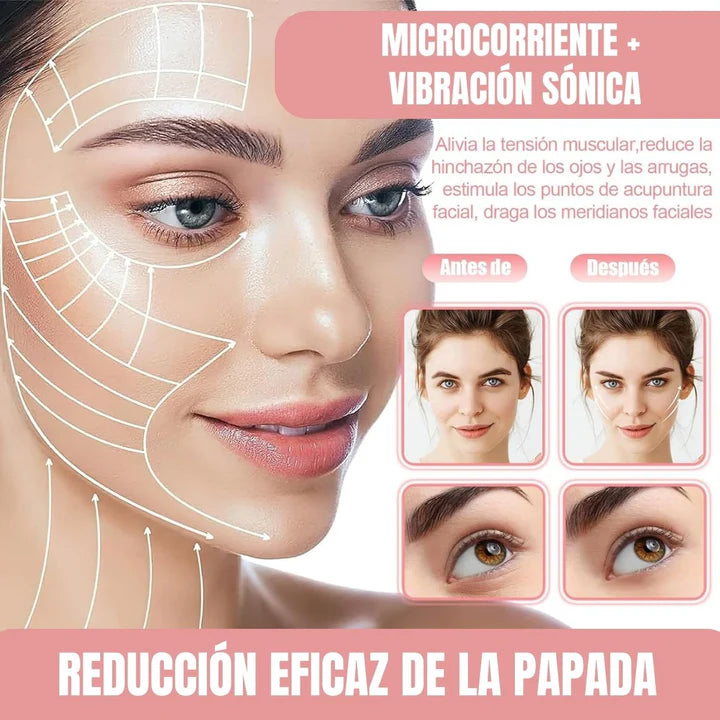 MASAJEADOR FACIAL CON MICROCORRIENTE